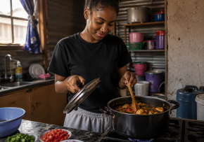 teenage cook